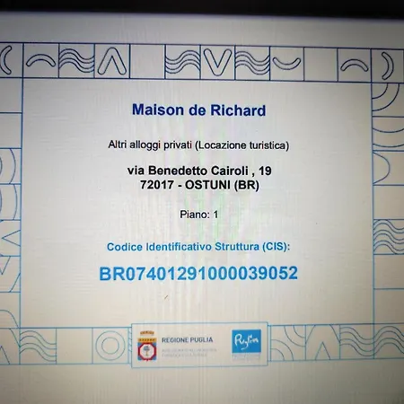 Maison De Richard Ostuni Exterior photo